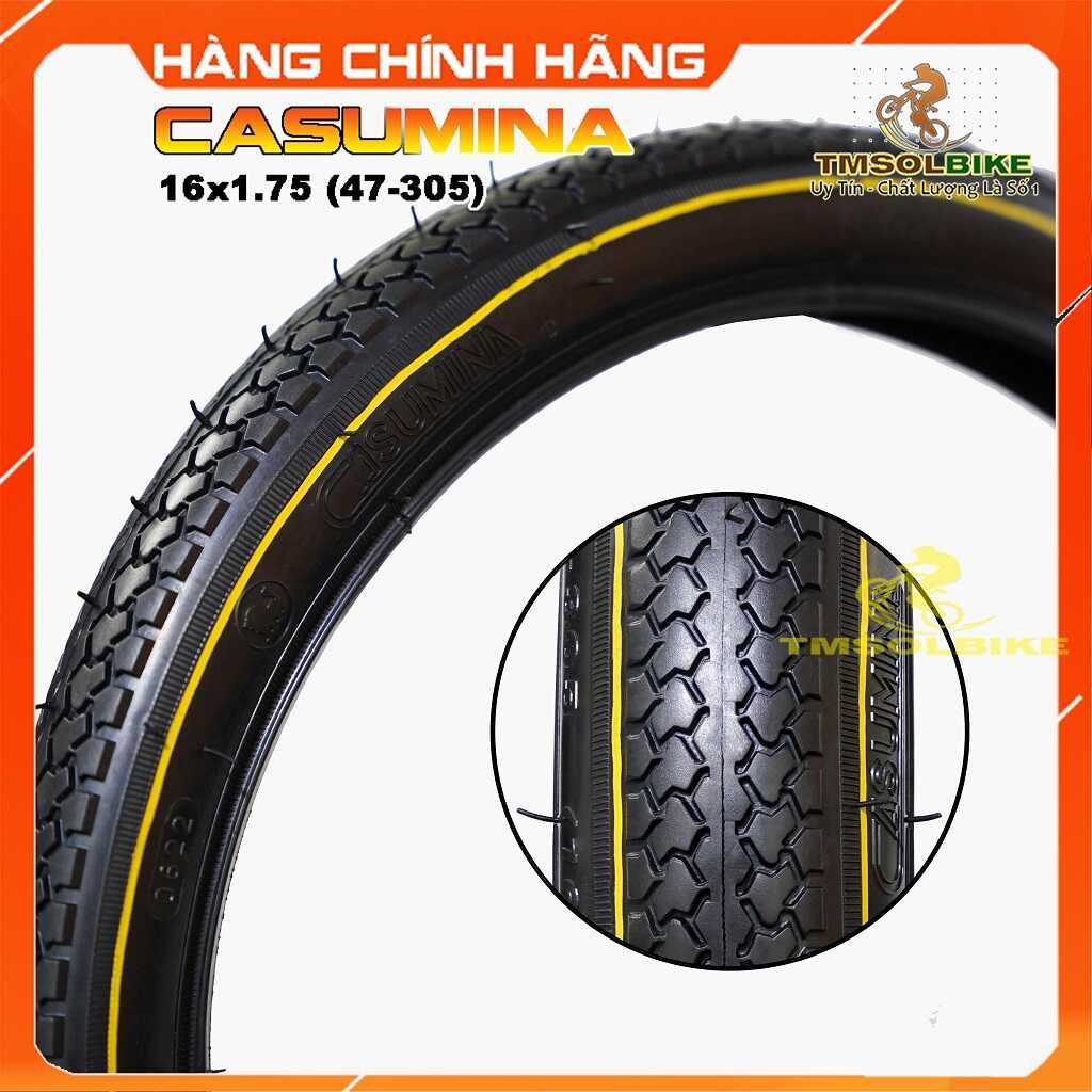 Vỏ Xe Đạp 16x1.75, Lốp Xe Đạp 16x1.75, Săm Vỏ Ruột Lốp Xe Đạp 16x.75