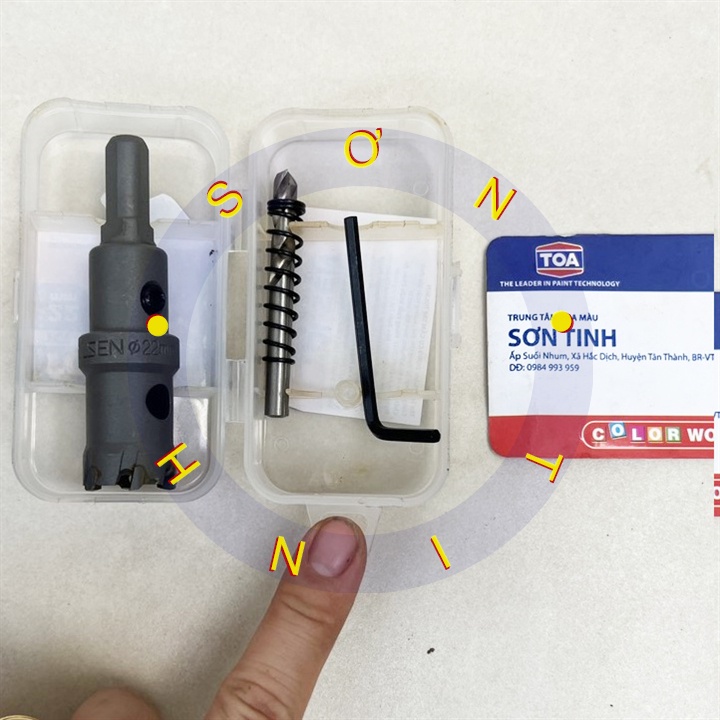 MŨI KHOAN KHOÉT SẮT THÉP, BÊ TÔNG GỖ 22mm TOLSEN 75922