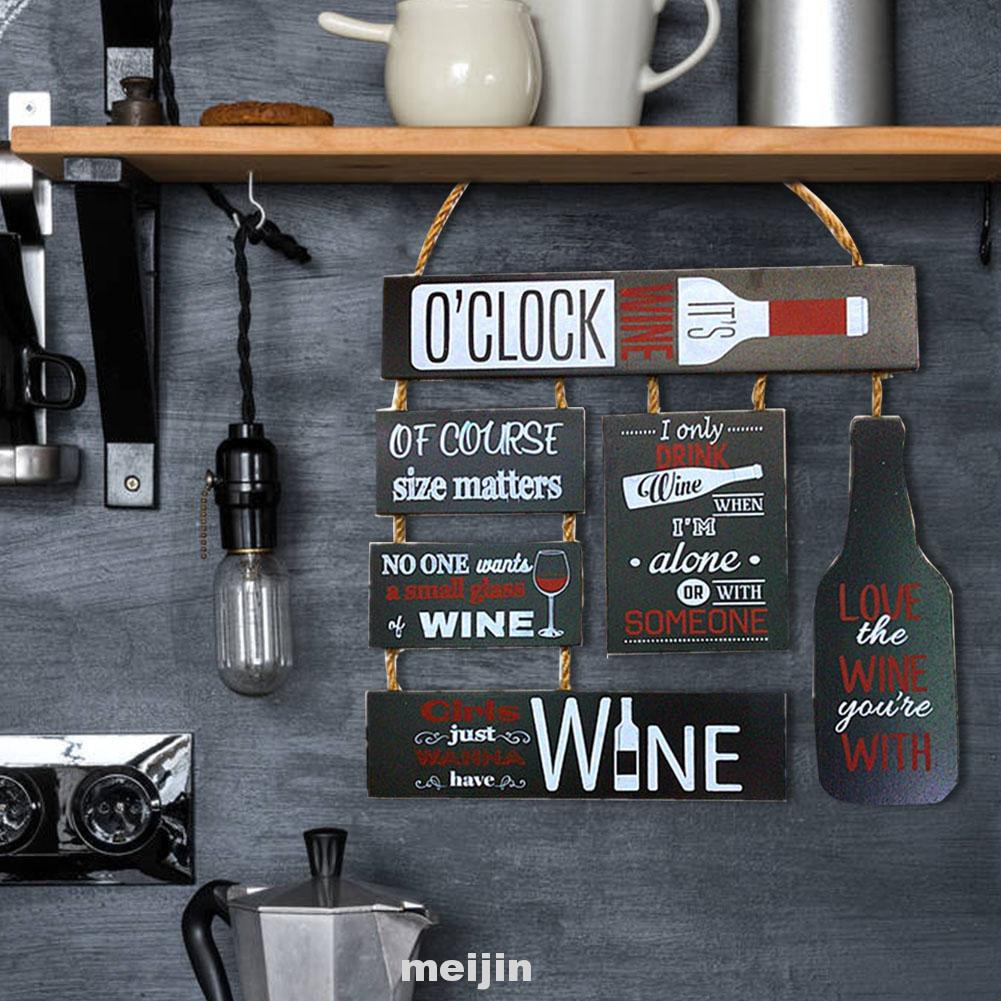 Living Room Bedroom Multifunction Home Decor Gifts Retro Friends Rustic Coffee Bar Sign