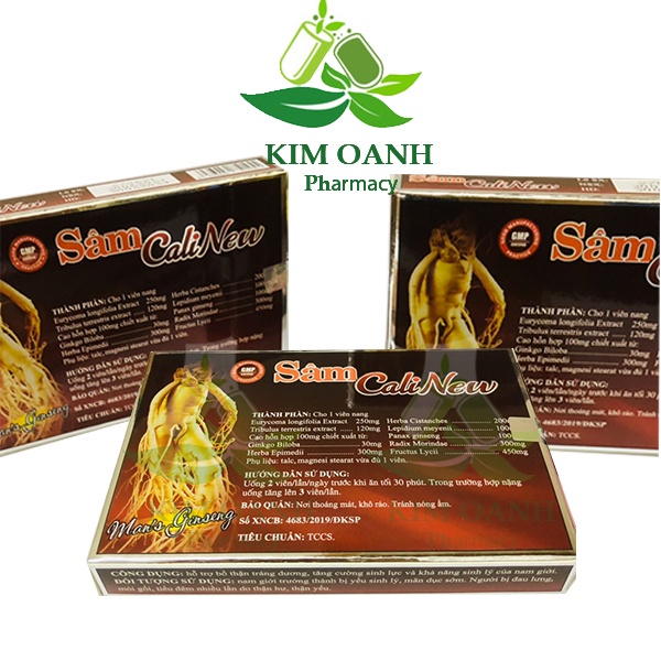 Sâm calinew - giúp bổ thận, tăng cường sinh lí nam, chống xuất tinh sớm sâm caliperu, sâm cali new