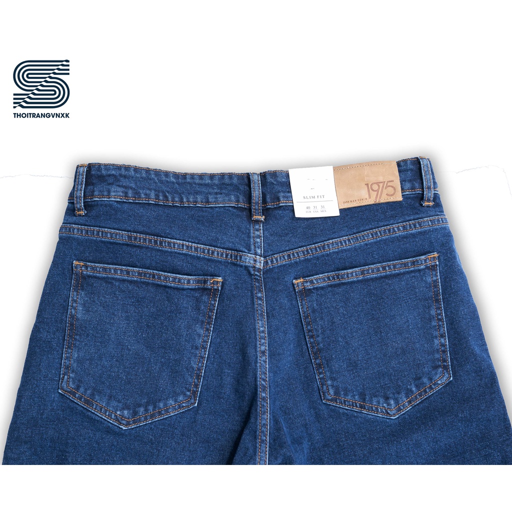 Quần jean nam, quần bò trơn cạp cao dáng dài ôm vừa vặn Sonvnxk - QJZRS822 | BigBuy360 - bigbuy360.vn