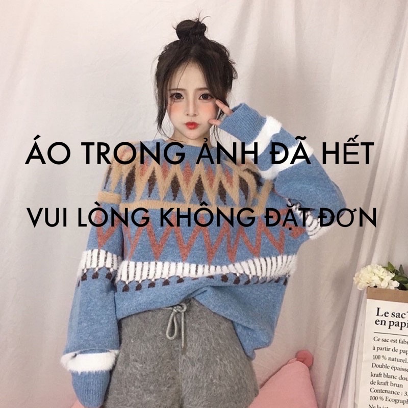 Áo len siêu phẩm Bạc Hà 28k