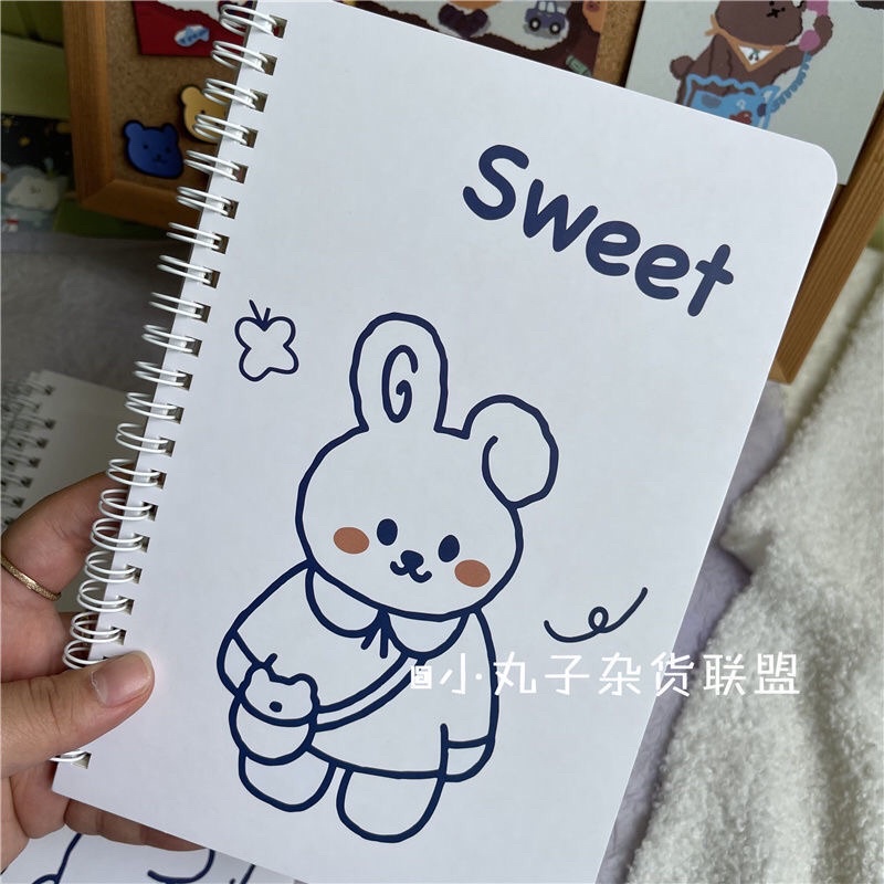 Sổ gáy xoắn hình Gấu may mắn