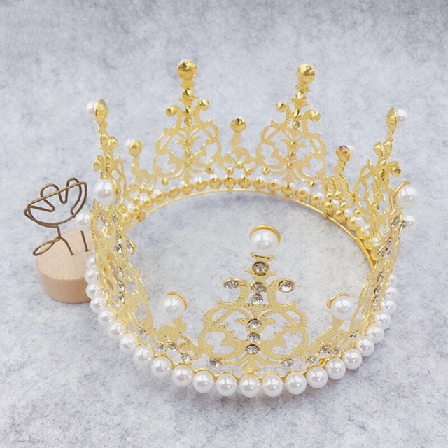 Vương miện trang trí chụp ảnh gắn đá