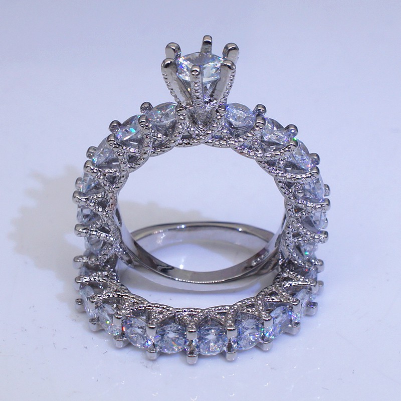 Set nhẫn đeo tay kim loại tạo hình độc đáo cho nữ