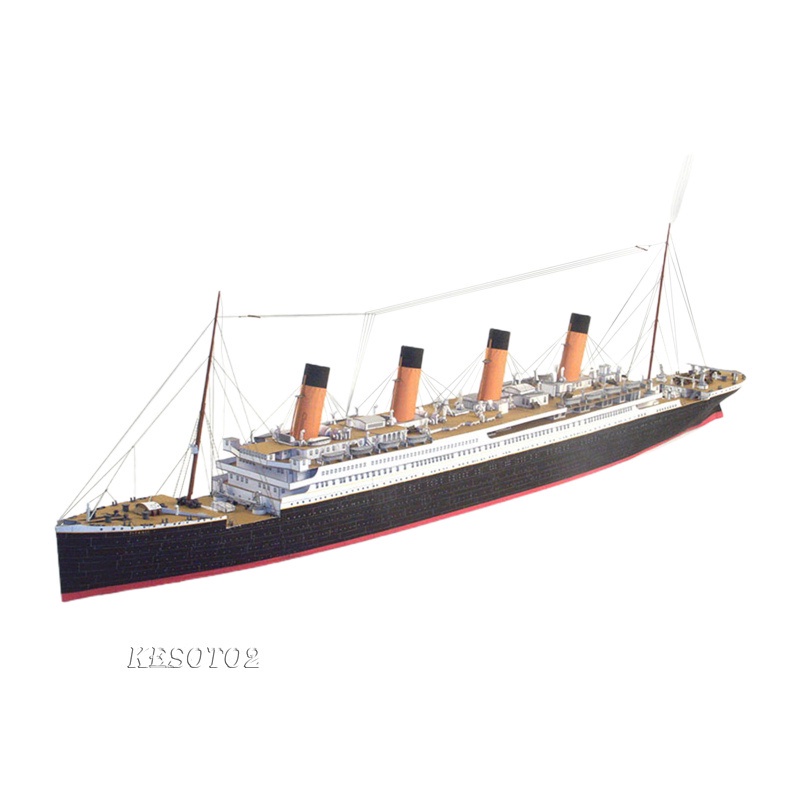 Set mô hình giấy 3D tàu titanic tỉ lệ 1/400 tiện lợi