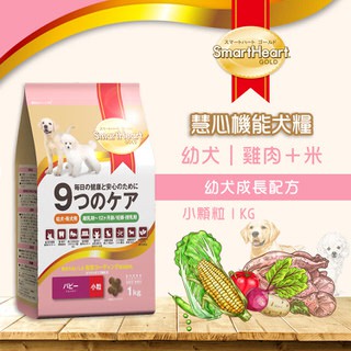 Hạt Khô Cho Chó Con Smartheart Gold Puppy Gói 1kg