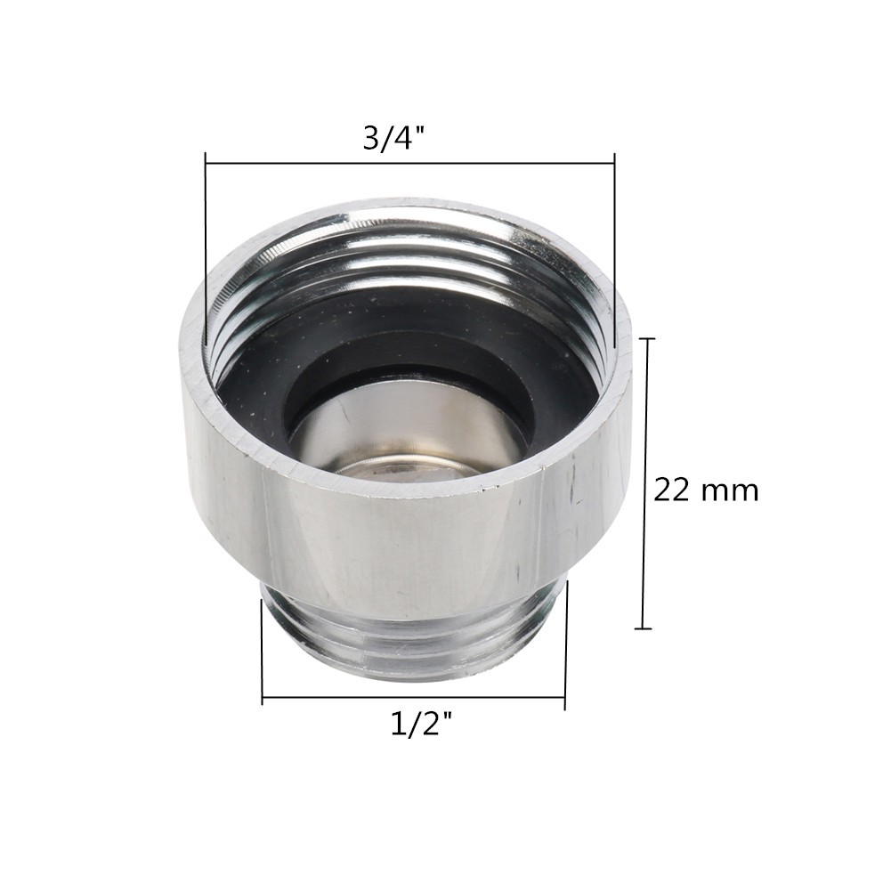 Đầu Nối Vòi Nước 1 Cái 3 / 4 "Sang 1 / 2" Đực Bằng Đồng Thau