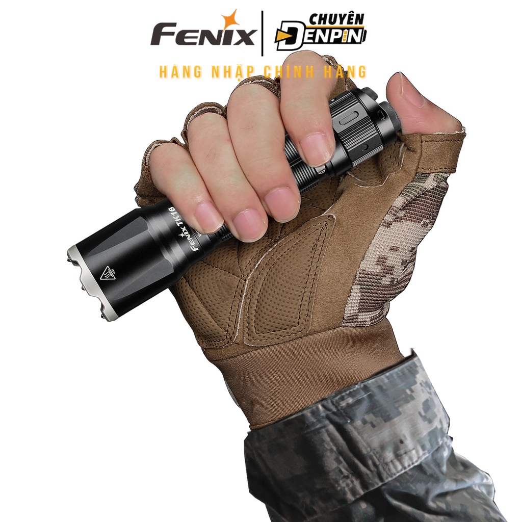 Đèn Pin đặc chủng Fenix TK16 V2.0 công suất 3100 lumens, chiếu xa 380m, dùng pin 21700 5000mAh, tích hợp Type C trên pin