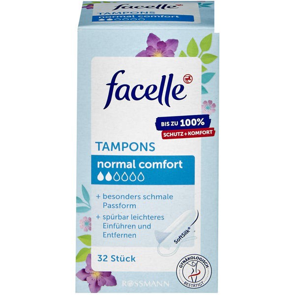 Băng vệ sinh Tampon Facelle đầy đủ size - Đức