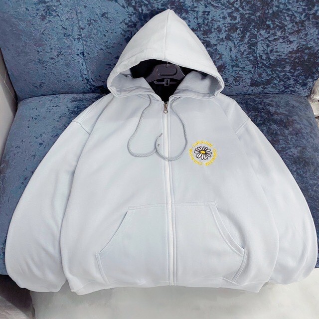 Áo khoác unisex form rộng Nỉ Floral Fun, nam nữ ulzzang WIND | BigBuy360 - bigbuy360.vn