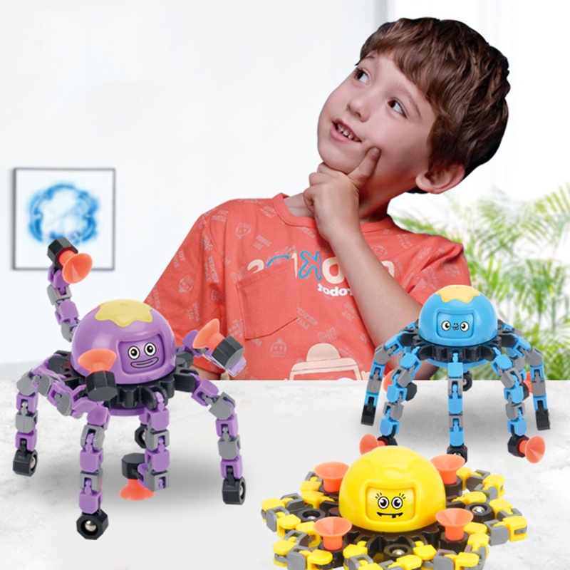 Con Quay Đồ Chơi Fidget Spinner HìNh BạCh TuộC WMMB GiúP GiảM Stress