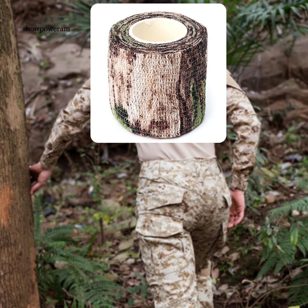 Cuộn dây ngụy trang quân dụng co giãn để cắm trại hoặc săn bắn