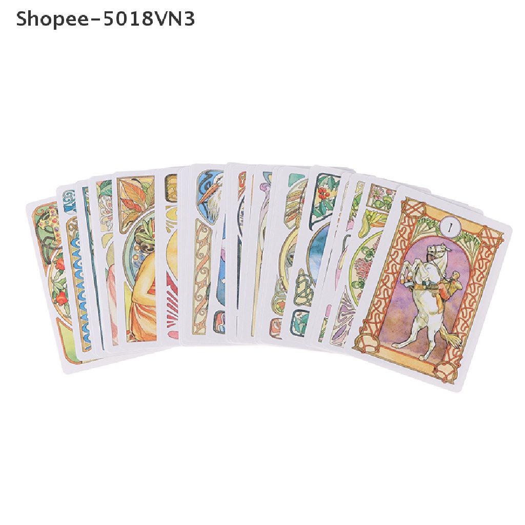 Bộ bài tarot Nouveau Lenormand Oracle thú vị 5018VN3