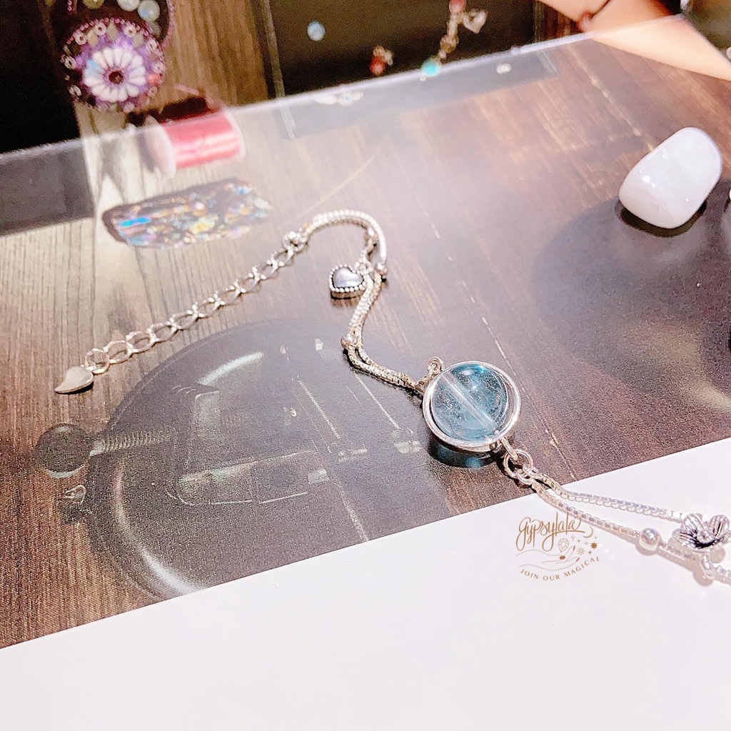 Vòng Tay Round Đá Topaz Thiên Nhiên Tình Yêu Hy Vọng SP003339 Gypsy.lala