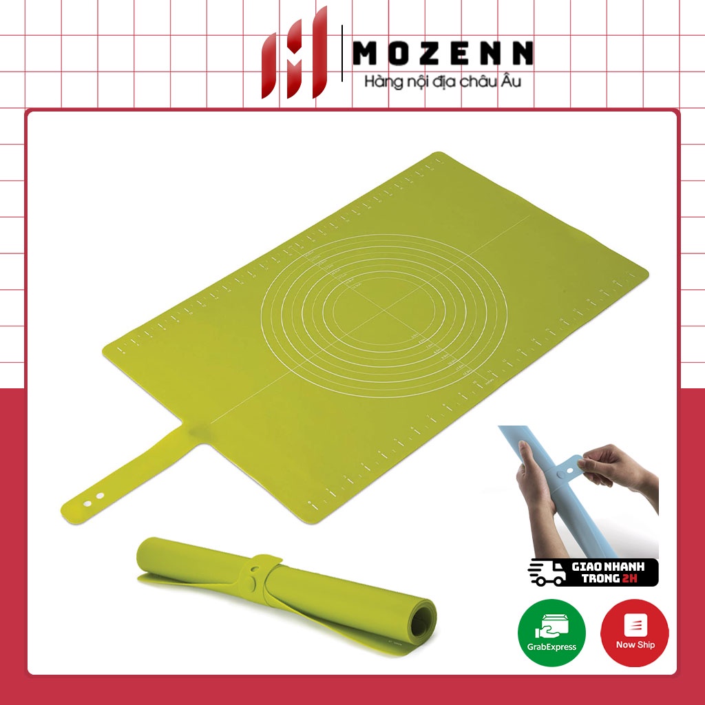 Tấm lót bánh ngọt Silicone Joseph Joseph 20031 lăn bột làm bánh [nhập Đức chính hãng]
