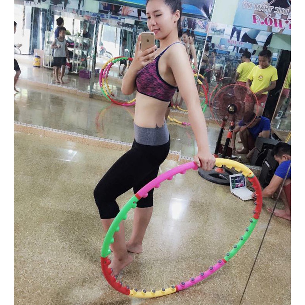 Vòng Lắc Eo Giảm Mỡ Bụng – Vòng Tập Gym Bằng Nhựa Tạo Eo Thon - Mát xa Giảm Mỡ Bụng Cao Cấp Hãng Amalife