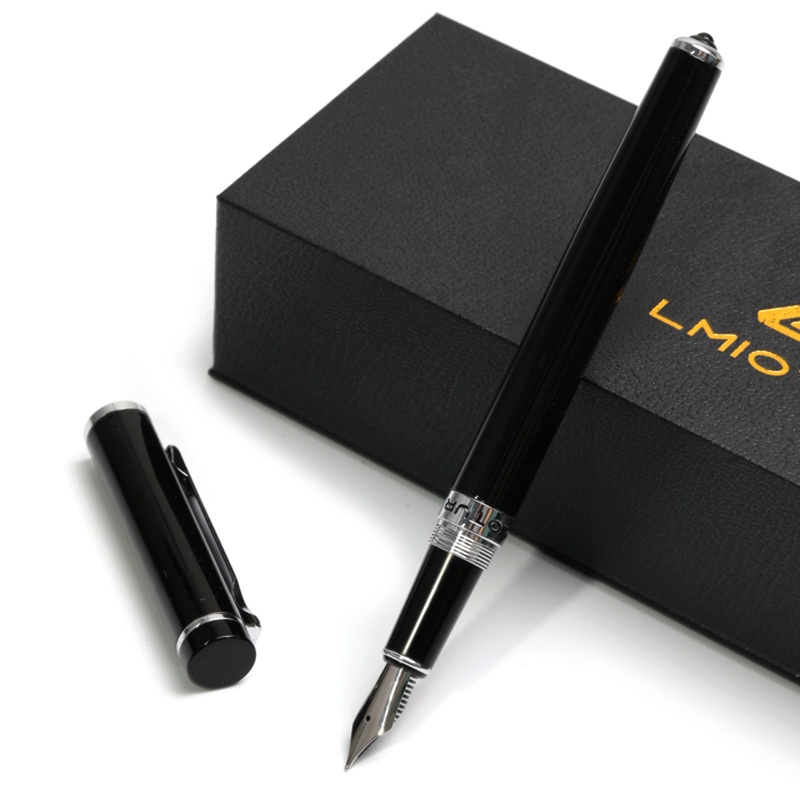 Goo Bộ Bút Máy Ngòi 0 5mm Bằng Kim Loại Kèm Hộp Chuyển Đổi Dành Cho Học Sinh