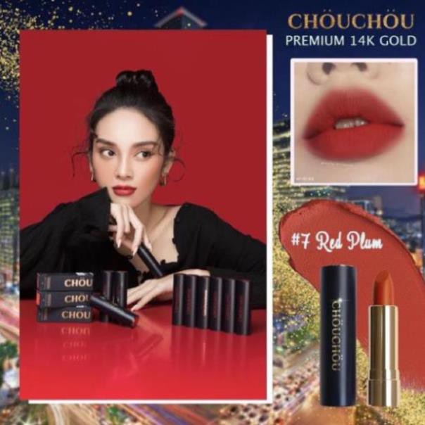 ✅ (HÀNG CHUẨN AUTHENTIC) Son Chou Chou Mạ Vàng Premium Matte 14k Gold Edition