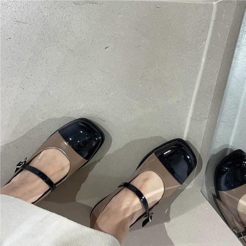 Giày bệt tiểu thư Mary Jane hàng qc kèm ảnh thật