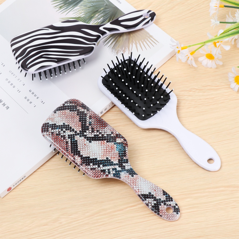 [Hàng mới về] Lược chải tóc mát xa da đầu nhiều họa tiết 3D tùy chọn cho tiệm salon