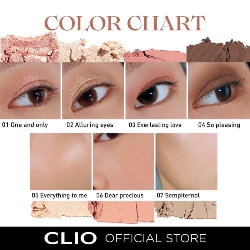 Bảng phấn mắt CLIO PRO MOOD DREAMY MOMENT trang điểm chuyên nghiệp 13gr