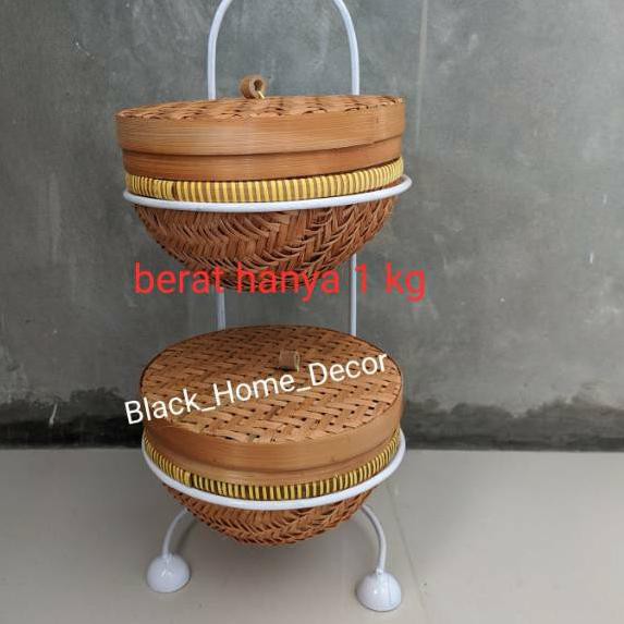 Kệ Đựng Hành Tỏi / Gia Vị 2 Tầng 198 | BigBuy360 - bigbuy360.vn