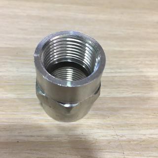 Nối 2 đầu răng trong phi 21 inox, loại dày. măng xông inox