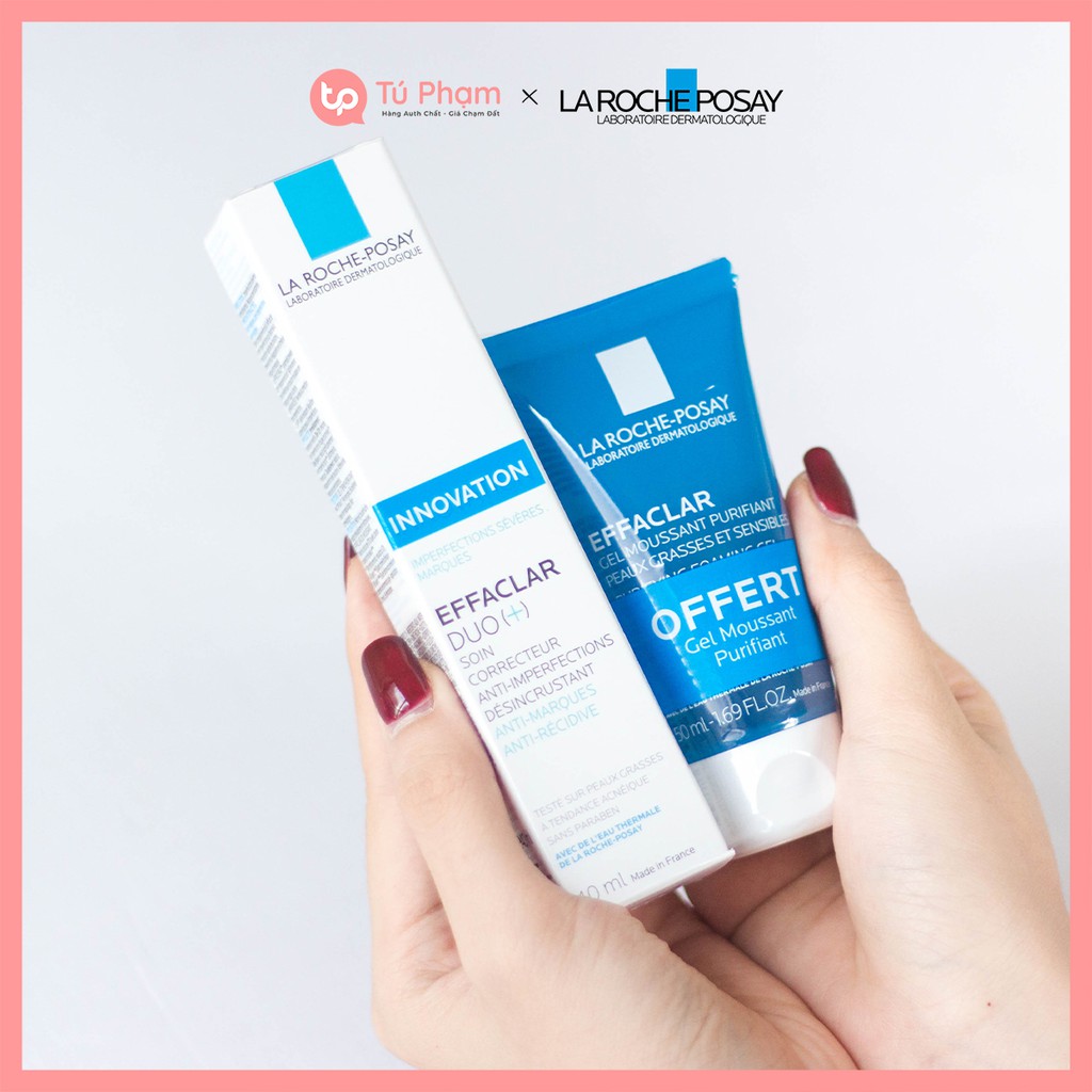  Set Giảm Mụn La Roche-Posay Effaclar Duo [+] Tặng Kèm Sữa Rửa Mặt La Roche-Posay