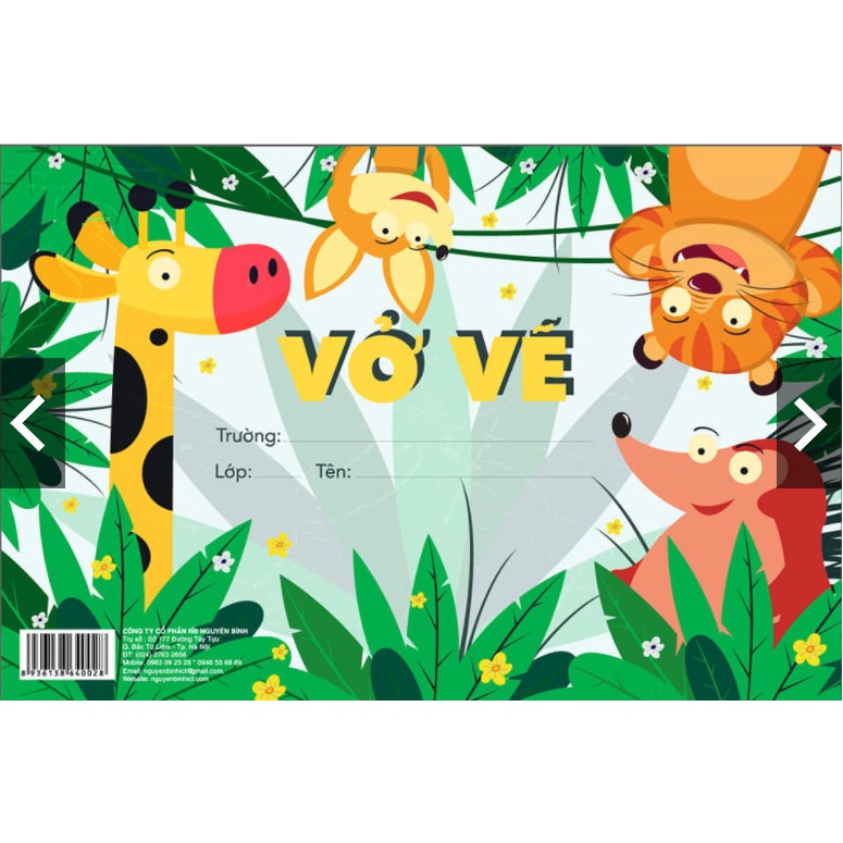 Vở vẽ A4 các hình 8036