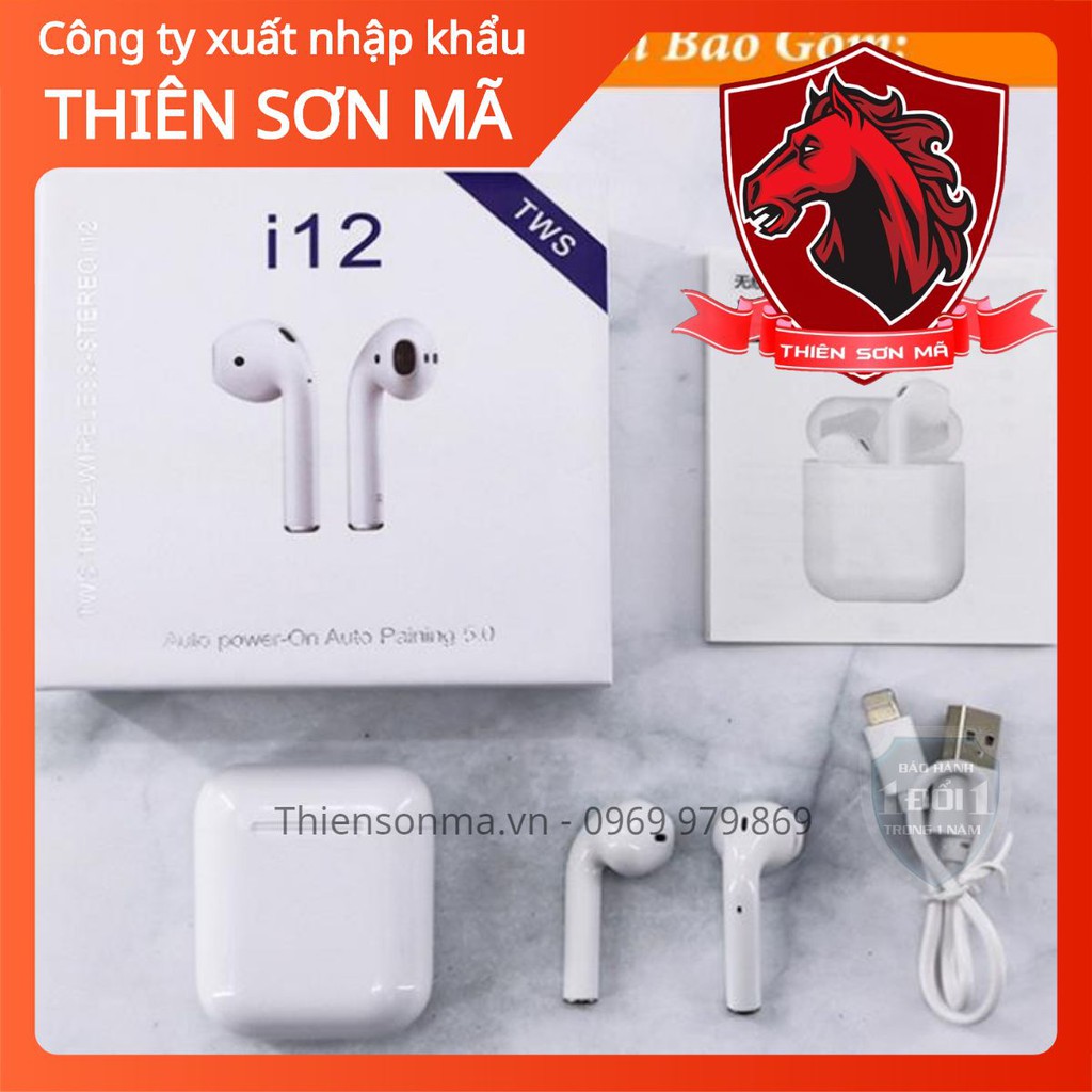 (BH 12 tháng) Tai Nghe Bluetooth airpods i12 tws
