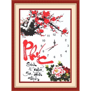 ĐH thêu chữ thập Phúc AL56699 (52x73) chưa thêu