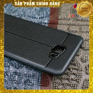 Ốp lưng samsung c9 pro silicon giả da,chống sốc auto Focus