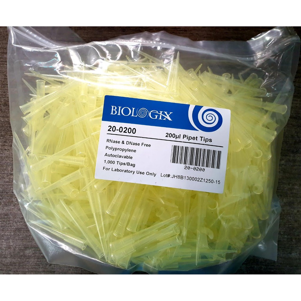 1000 Đầu col vàng 200uL Biologix