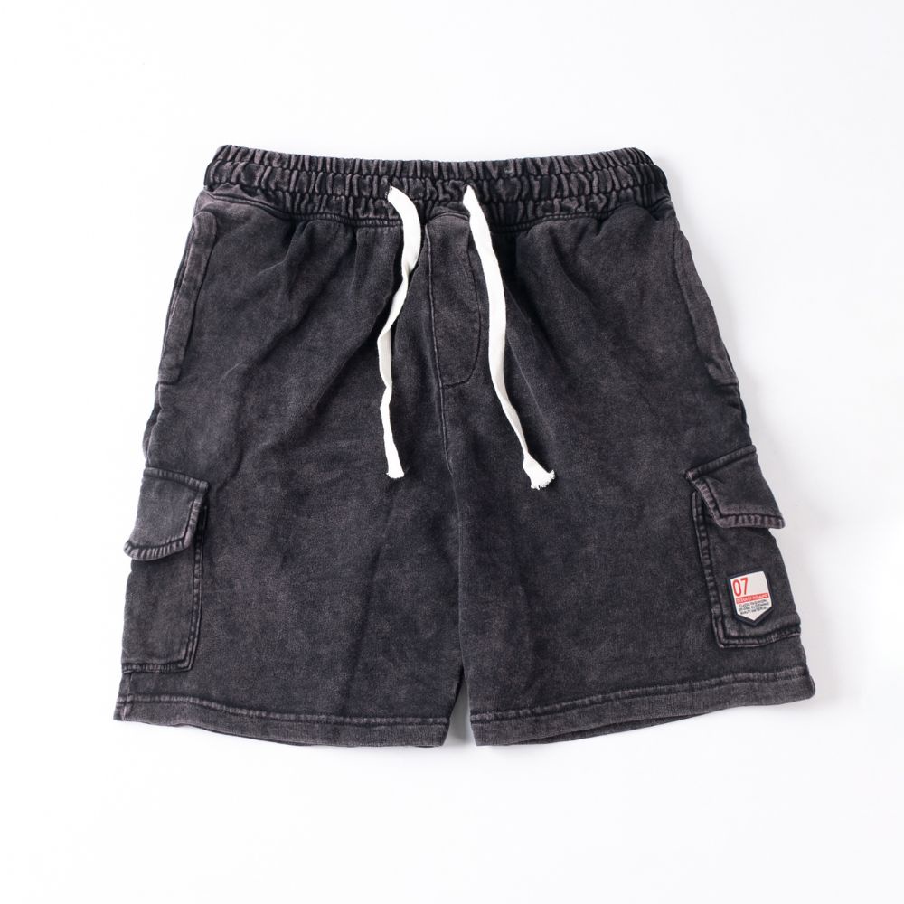 Quần Short nam JKSG màu wash, quần đùi túi hộp chất nỉ chân cua dày dặn, thoáng mát, phong cách thời trang