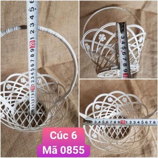 10 Giỏ nhựa cúc 6 (50k)