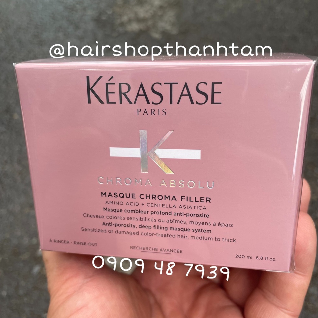 Mặt nạ giúp bảo vệ màu và phục hồi tóc nhuộm Kerastase Chroma Absolu Masque Filler 200ml