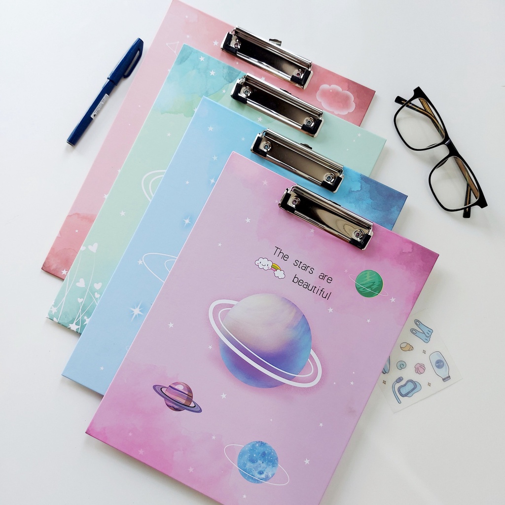 Kẹp Tài Liệu A4 / Trình Ký Kết Hợp Thước Kẻ Họa Tiết Cute Cho Học Sinh File Kẹp Giấy Bìa Trình Kí Dễ Thương