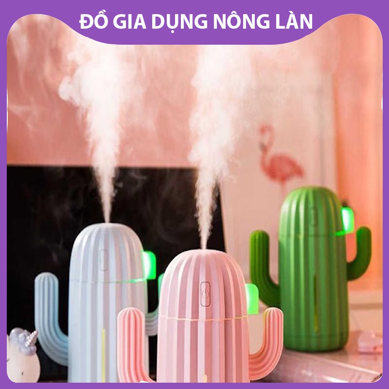 Máy phun sương tạo ẩm mini hình cây xương rồng - cung cấp ẩm cho cơ thể - nhỏ gọn dễ sử dụng NL Shop