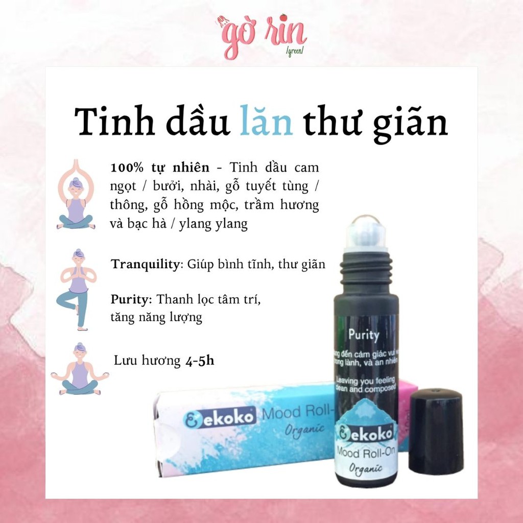 Tinh dầu LĂN thư giãn - 100% tự nhiên - dễ dàng mang theo