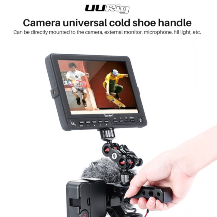 Tay cầm ổn định máy ảnh ulanzi uurig r005 kèm 3 chân đế ổn định | BigBuy360 - bigbuy360.vn