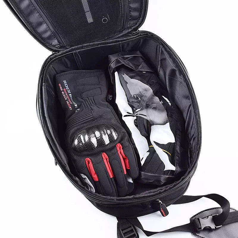 TÚI HÍT  (TANK BAG )GẮN  BÌNH  XĂNG KOMINE SA 225 ĐỰNG ĐIỆN THOẠI CẢM ỨNG CÓ TỪ TÍNH NAM CHÂM MẠNH MẼ