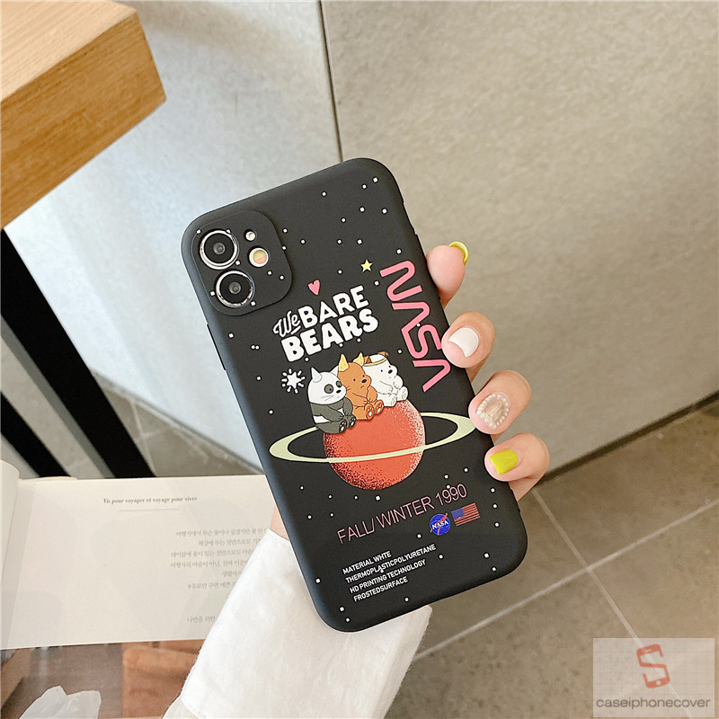 Ốp điện thoại mềm họa tiết We Bare Bears cho Realme 5i 5 C3 C15 C12 C11 6 6s Nrz 7i C17 6i C1 5 3 5s Narz 20pro Xt