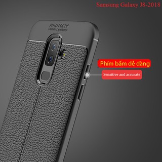 Ốp lưng Galaxy J8,J6,J4,A6plus,A6(2018),J7prime,J730,J2 prime vân da hiệu autofocus - sang trọng