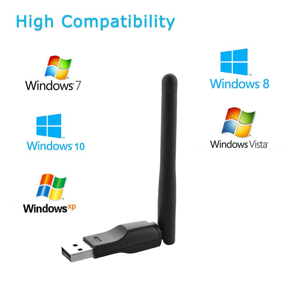 Ăng Ten WiFi Không Dây Xoay Được 150Mbps 802.11b / g / n Chuyên Dụng
