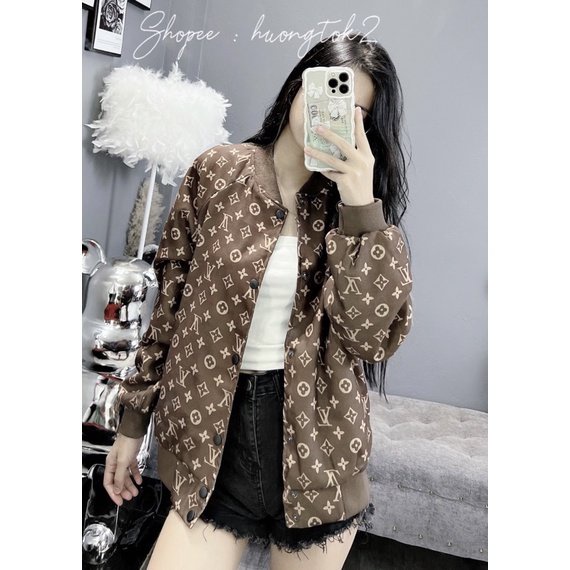 Áo khoác bomber Loang Đen Luôn Vui Tươi mẫu hot SD89