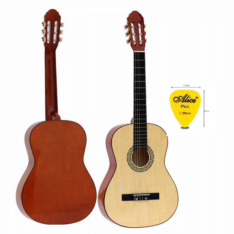 [NOWSHIP] Đàn guitar acoustic Mahogany STD690-M18 Tặng phím gãy Alice chính hãng có giao nhanh 2h