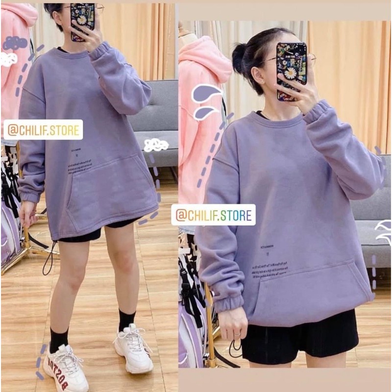 [Mã FATHANG5 giảm 10K đơn 50K] Áo Nỉ SWEATER dài tay phối túi ( Hình thật 100% chất mịn đẹp xịn chuẩn mẫu ) | BigBuy360 - bigbuy360.vn