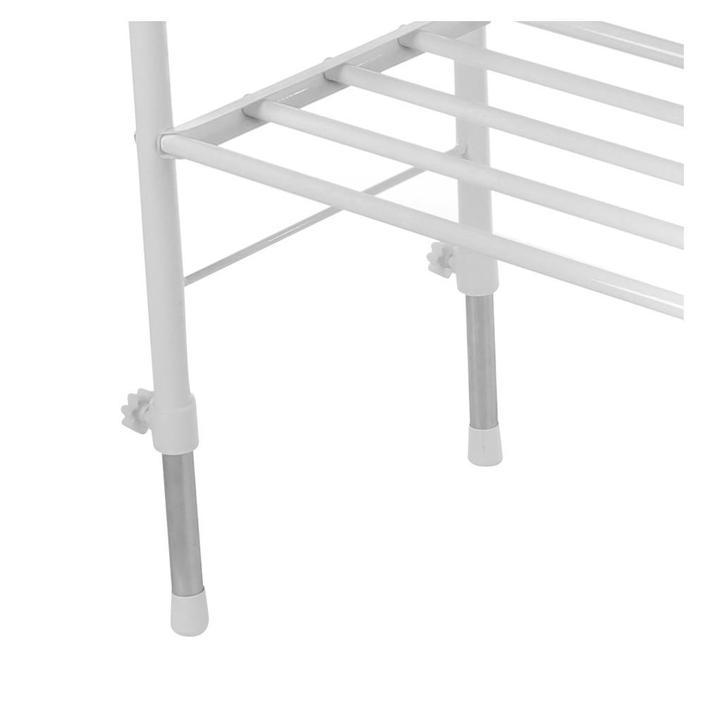 HomeBase STACKO Kệ giày 4 tầng bằng sắt có thể thay đổi chiều cao Thái Lan W91xD31.5xH90 Cm