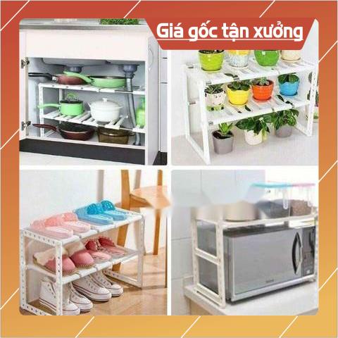 Kệ để gầm bếp 2 tầng đa năng